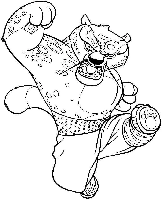 Desenhos de Leopardos Para Colorir 11