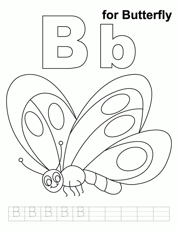 Letter B Coloring Pages 22