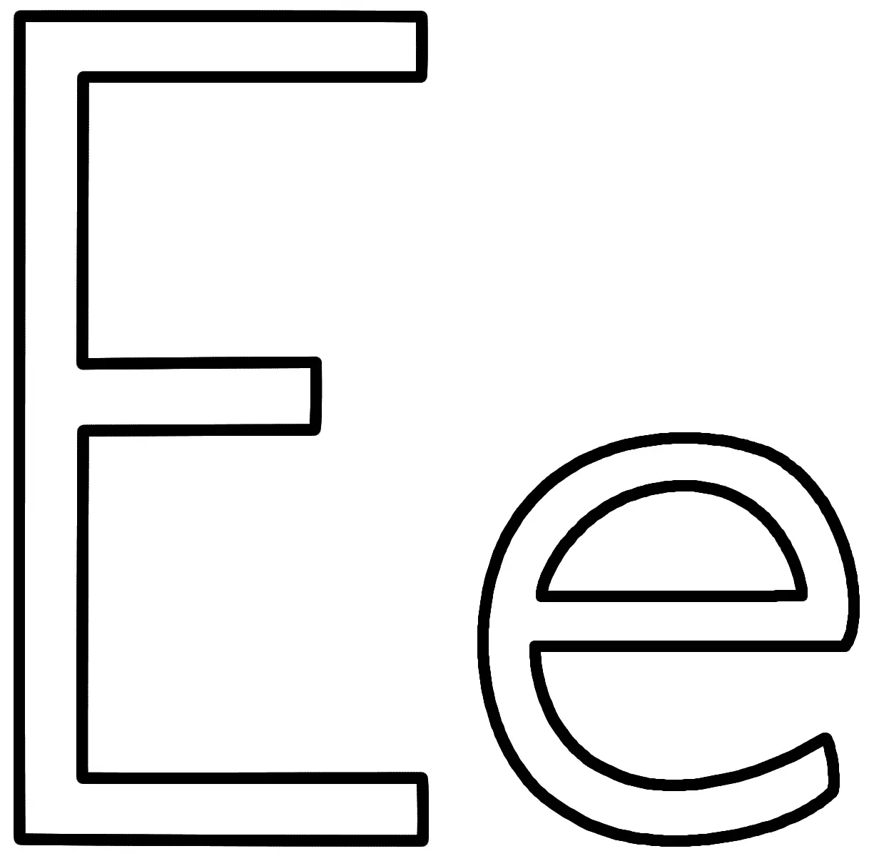 Buchstabe E Ausmalbilder 29