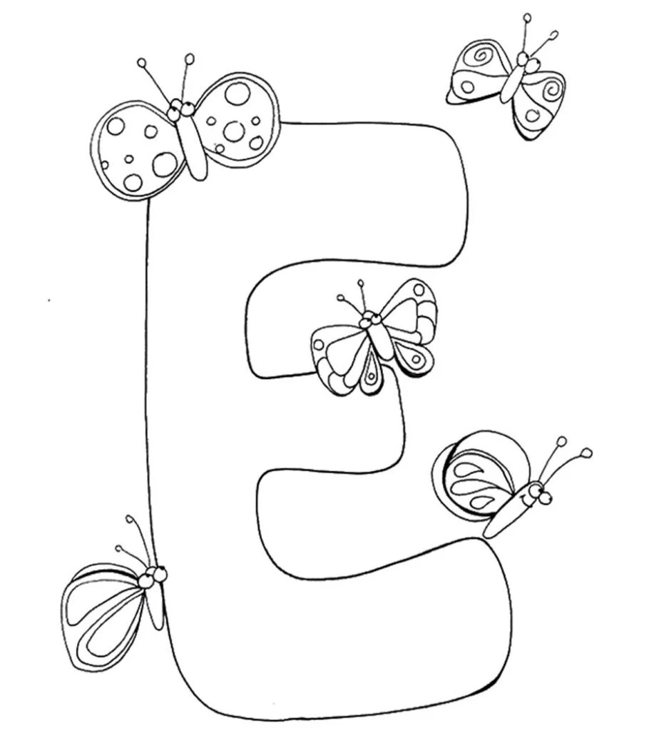 Buchstabe E Ausmalbilder 61