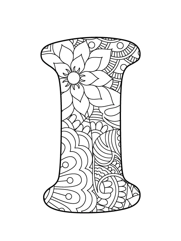 La Letra I Para Colorear 12