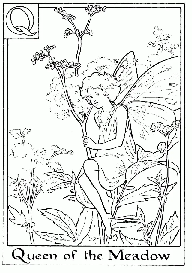Desenhos de Letra Q Para Colorir 19