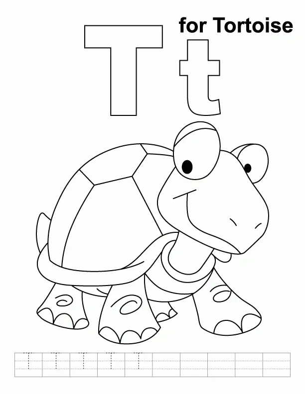 La Letra T Para Colorear 18