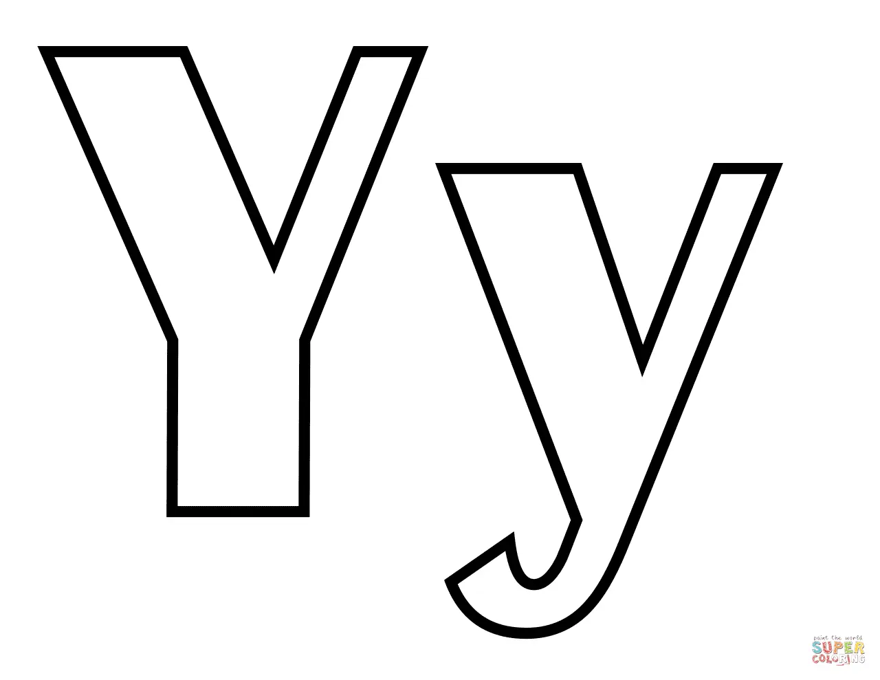 Buchstabe Y Ausmalbilder 32