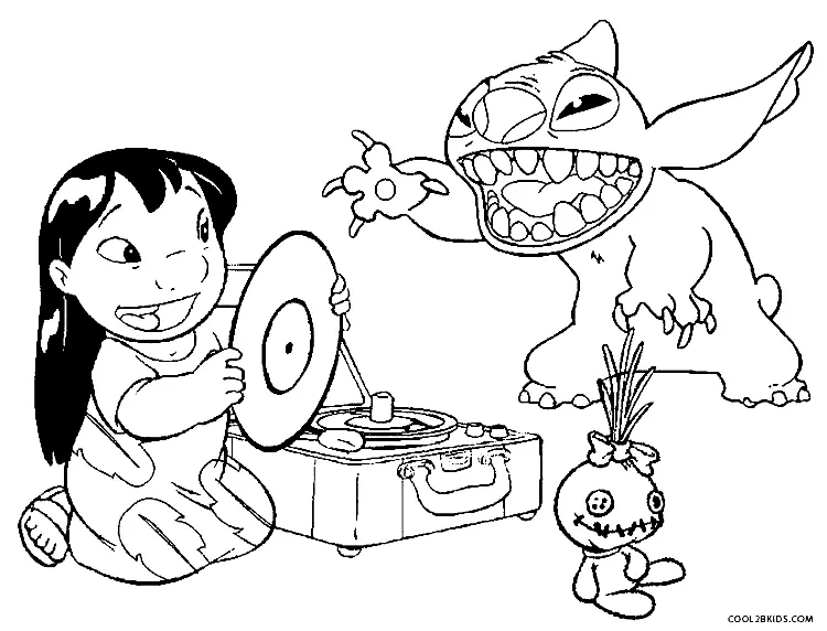 Lilo and Stitch Coloring Pages 34
