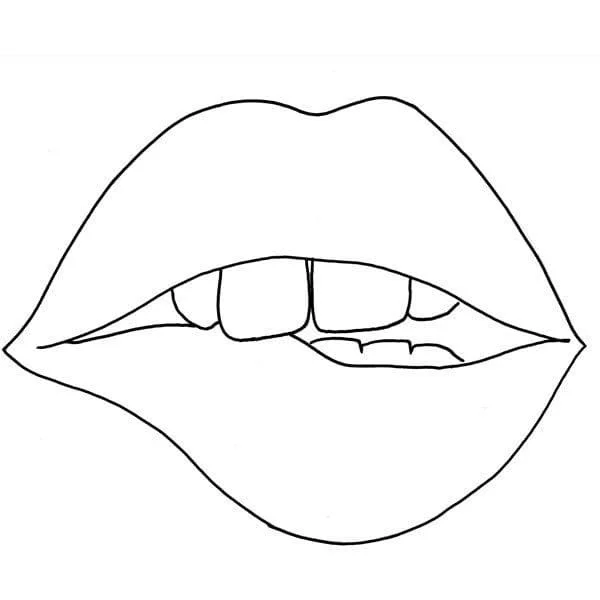 Labios Para Colorear 19
