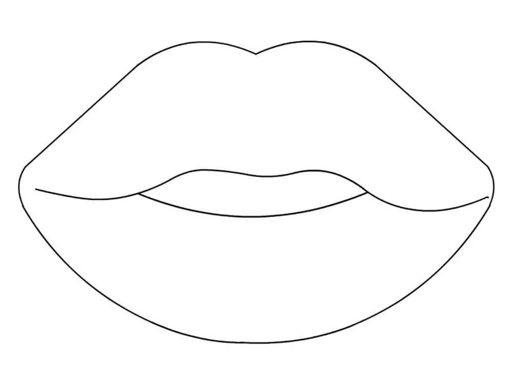 Labios Para Colorear 23