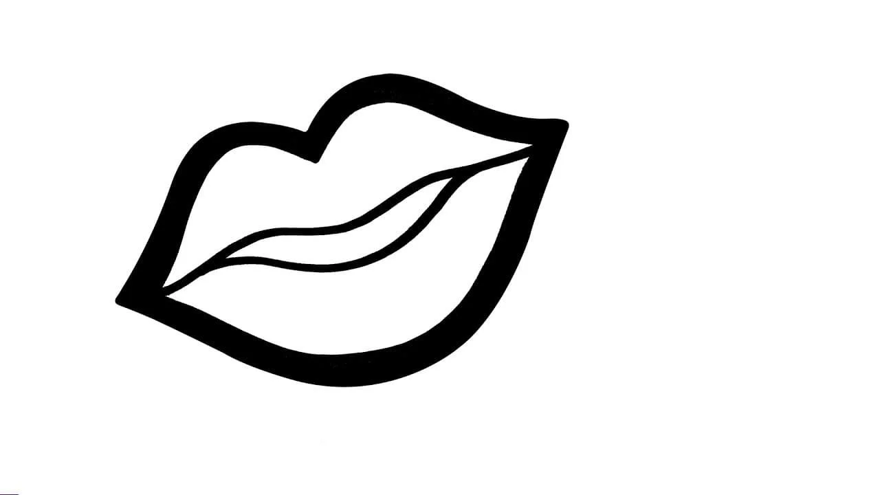 Labios Para Colorear 28