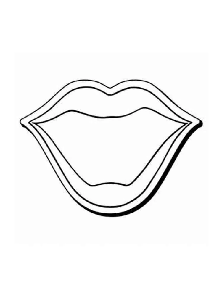 Labios Para Colorear 5