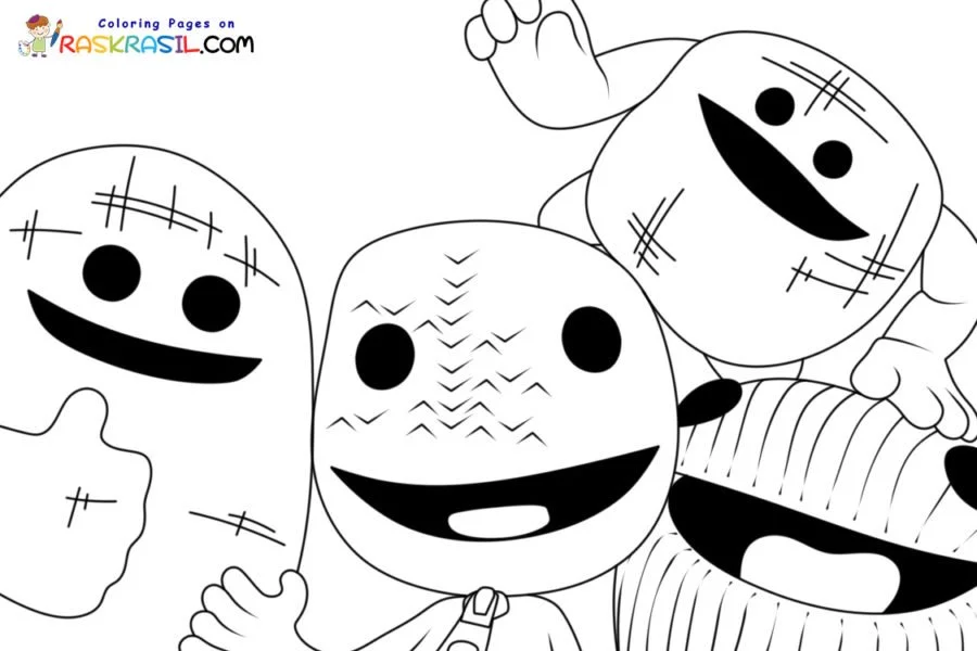 Little Big Planet Coloring Pages 15