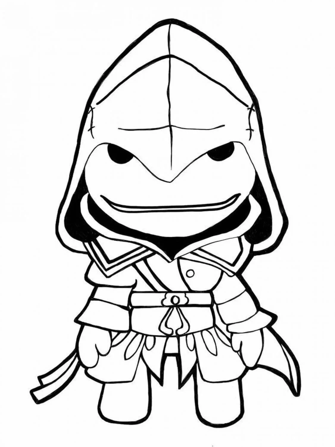 Little Big Planet Coloring Pages 9