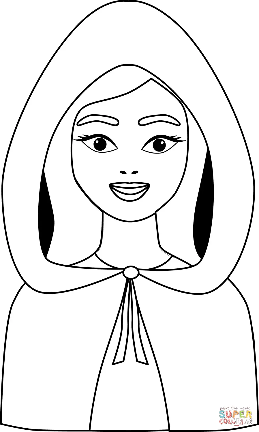 Caperucita Roja Para Colorear 6