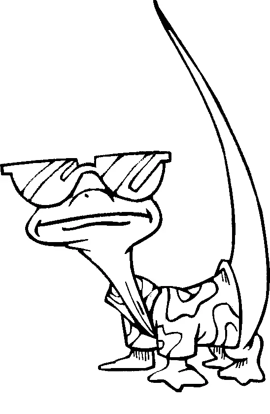Desenhos de Lagarto Para Colorir 29