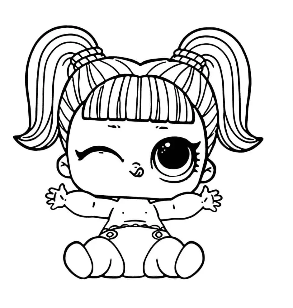 Desenhos de Lol Baby Para Colorir 1