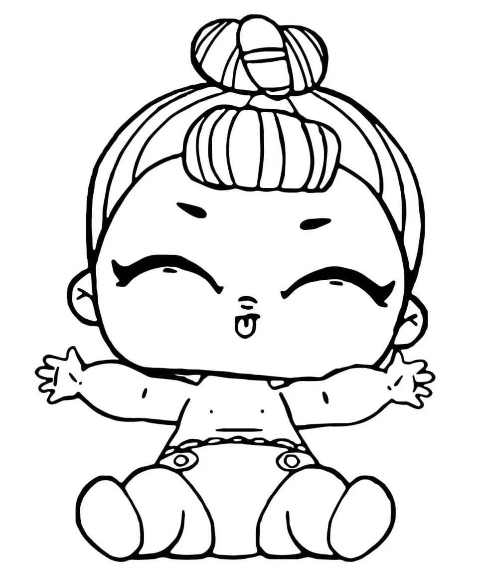 Desenhos de Lol Baby Para Colorir 29
