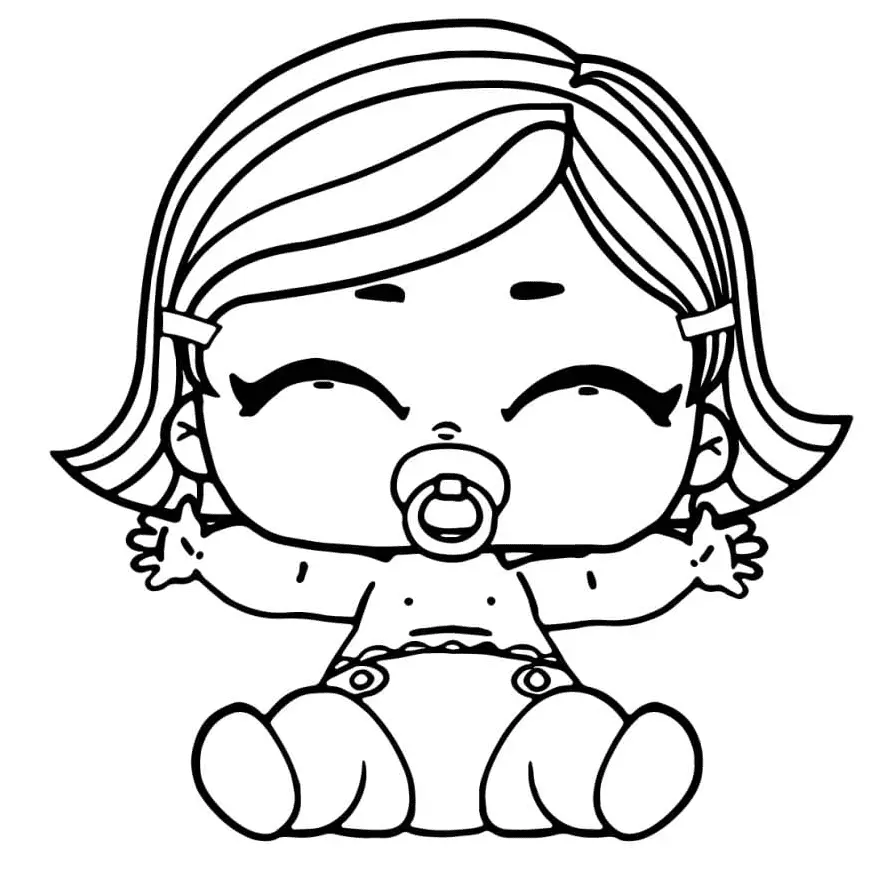 Desenhos de Lol Baby Para Colorir 4
