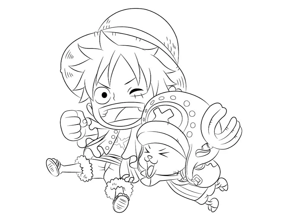 Luffy Para Colorear 23