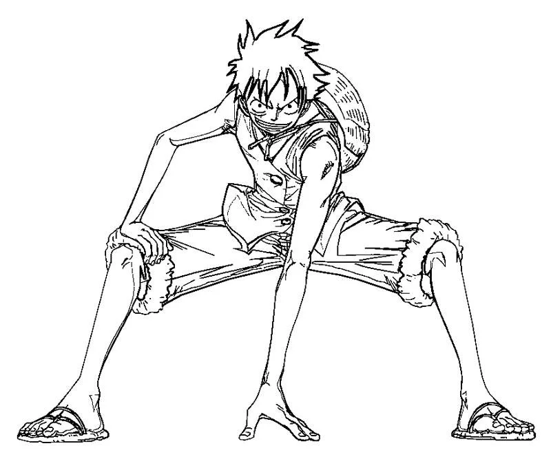 Luffy Para Colorear 24