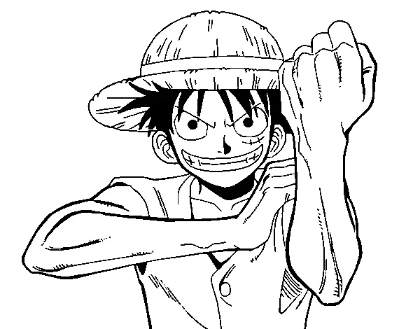 Luffy Para Colorear 35
