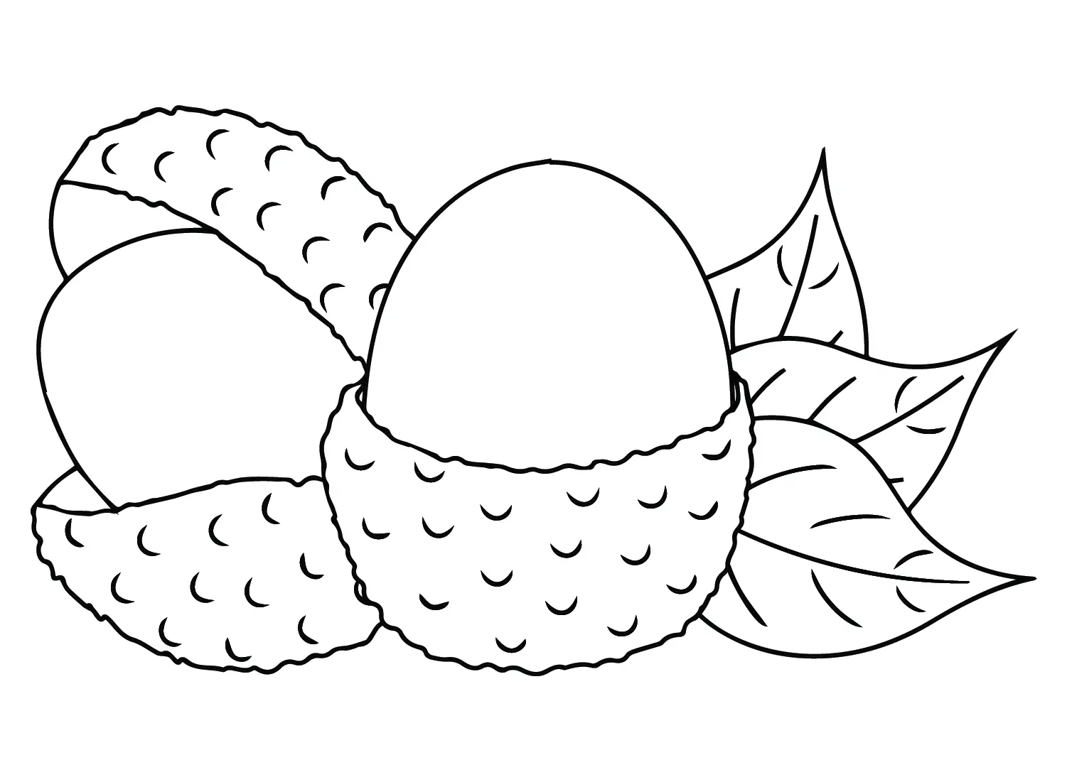 Lychee Ausmalbilder 19