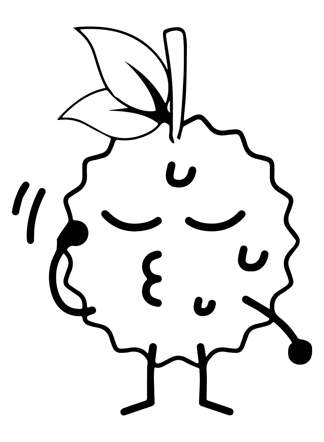 Lychee Ausmalbilder 8