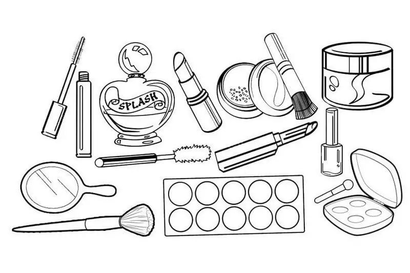 Maquiagem Para Colorir 26