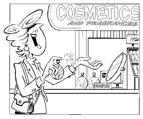 Maquiagem Para Colorir 34