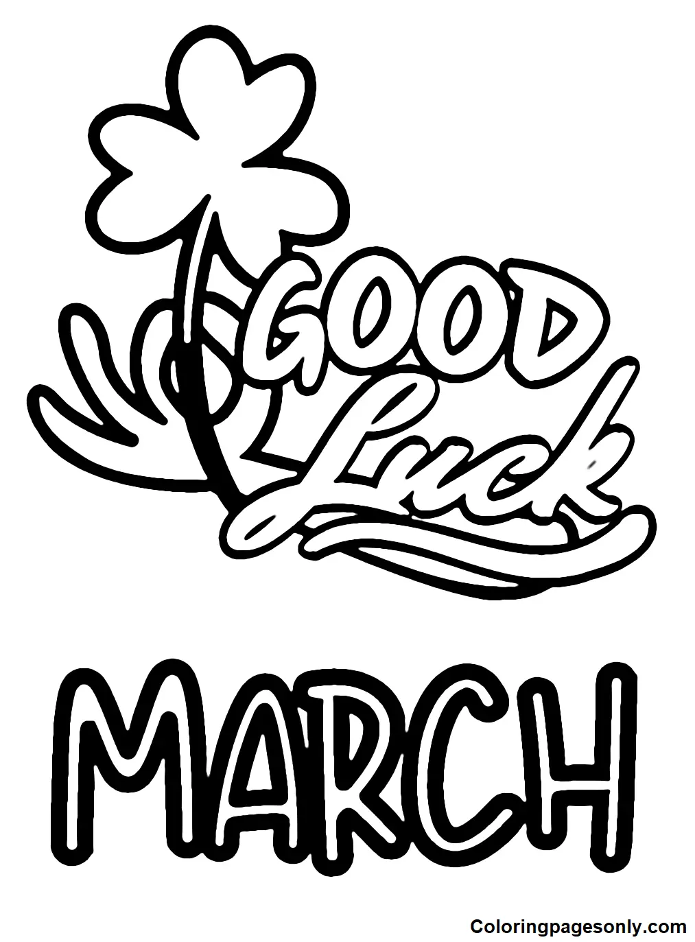 March Coloring Pages 28