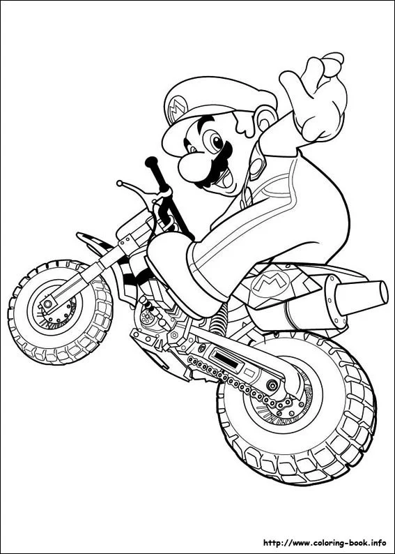 Mario and Luigi Coloring Pages 34