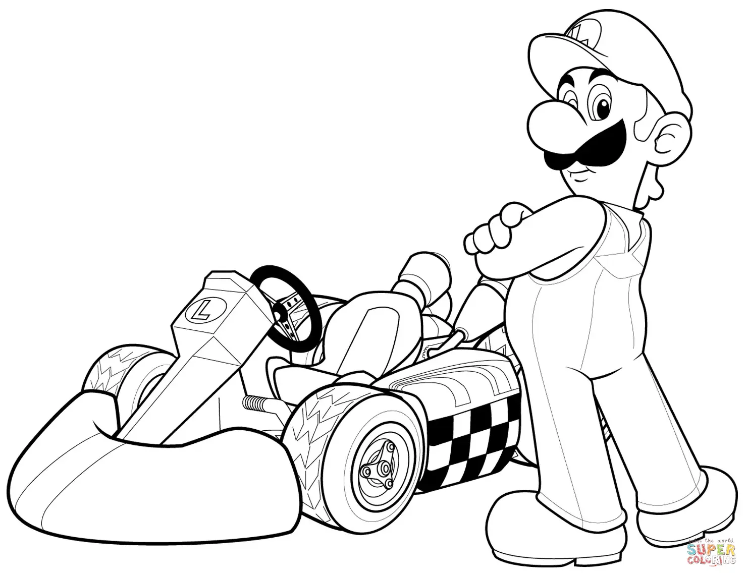 Mario and Luigi Coloring Pages 38