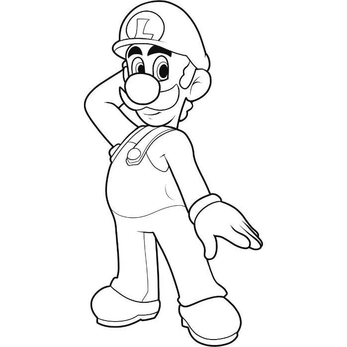 Mario and Luigi Coloring Pages 5