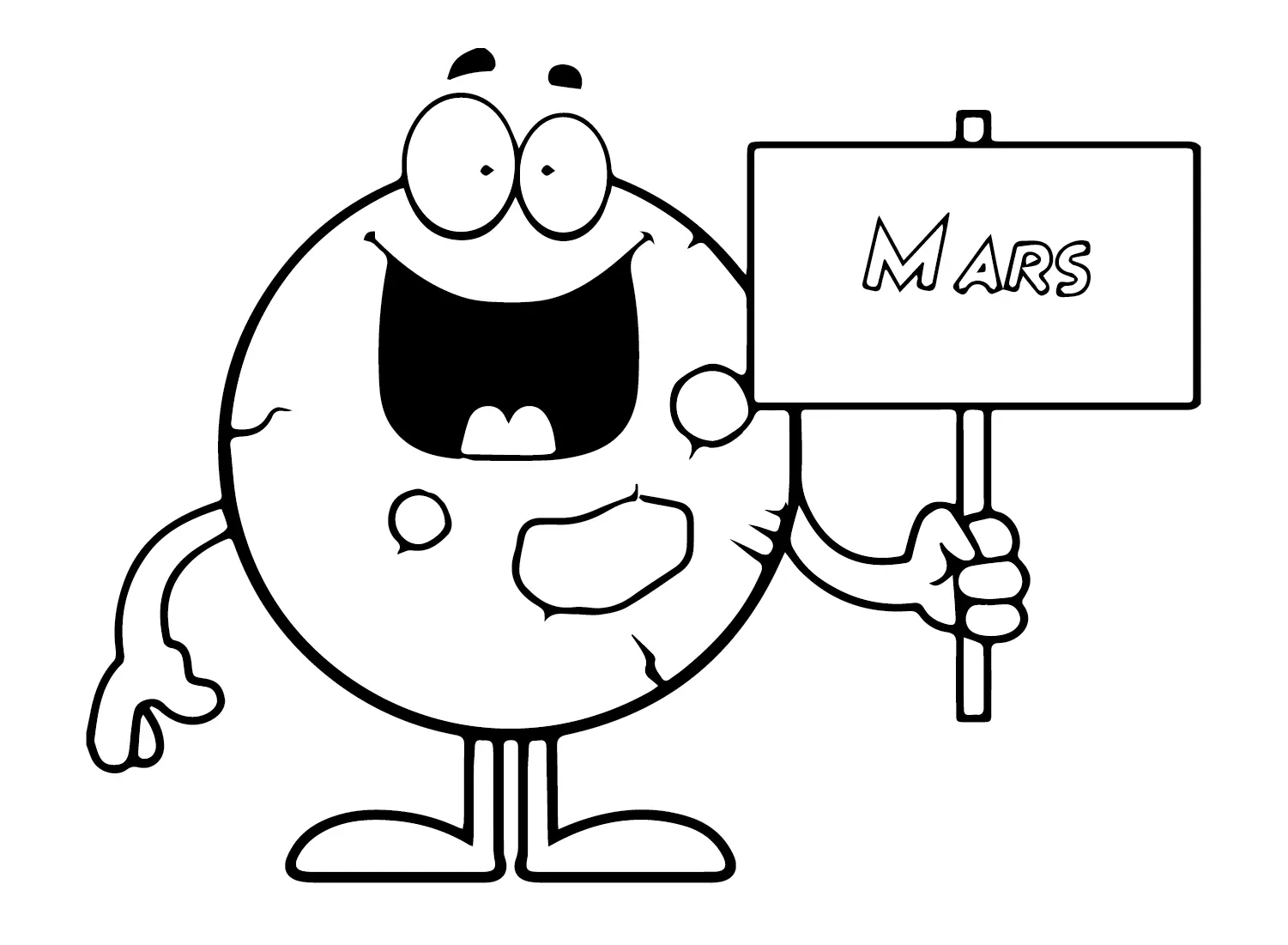 Mars Coloring Pages