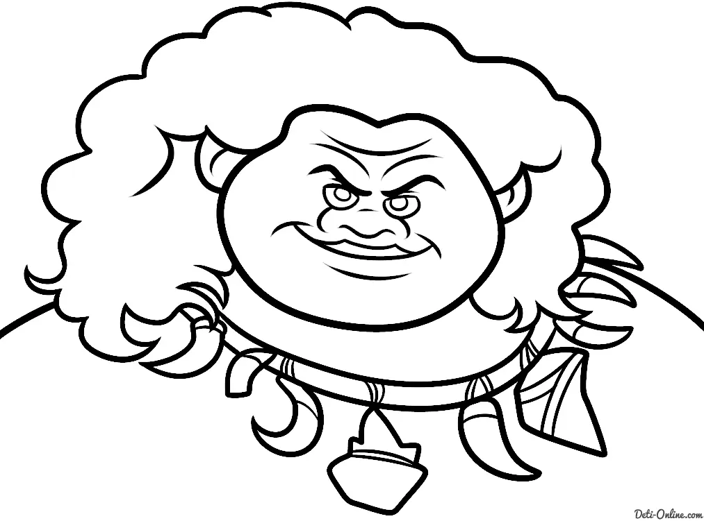 Desenhos de Maui Para Colorir 26