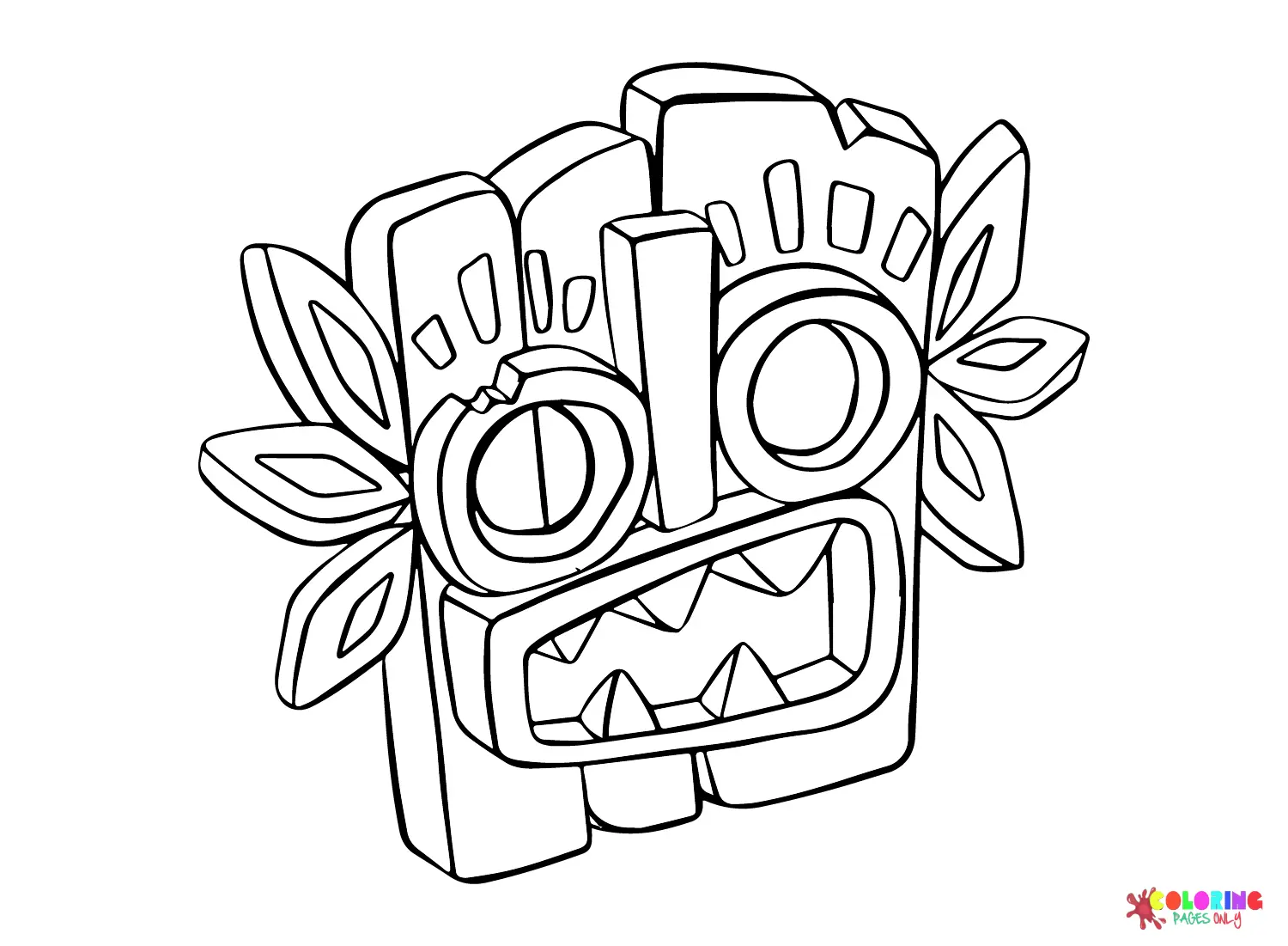 La Civilizacion Maya Para Colorear 11