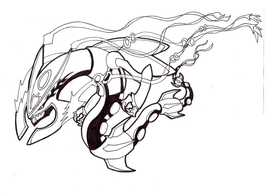 Mega Pokemon Coloring Pages