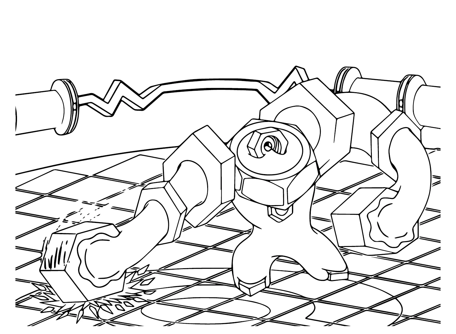Melmetal Para Colorear 15