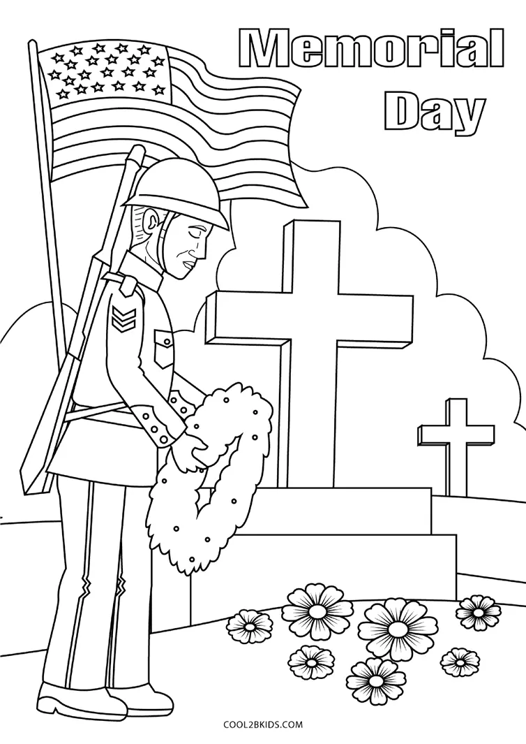 Memorial Day Coloring Pages 7
