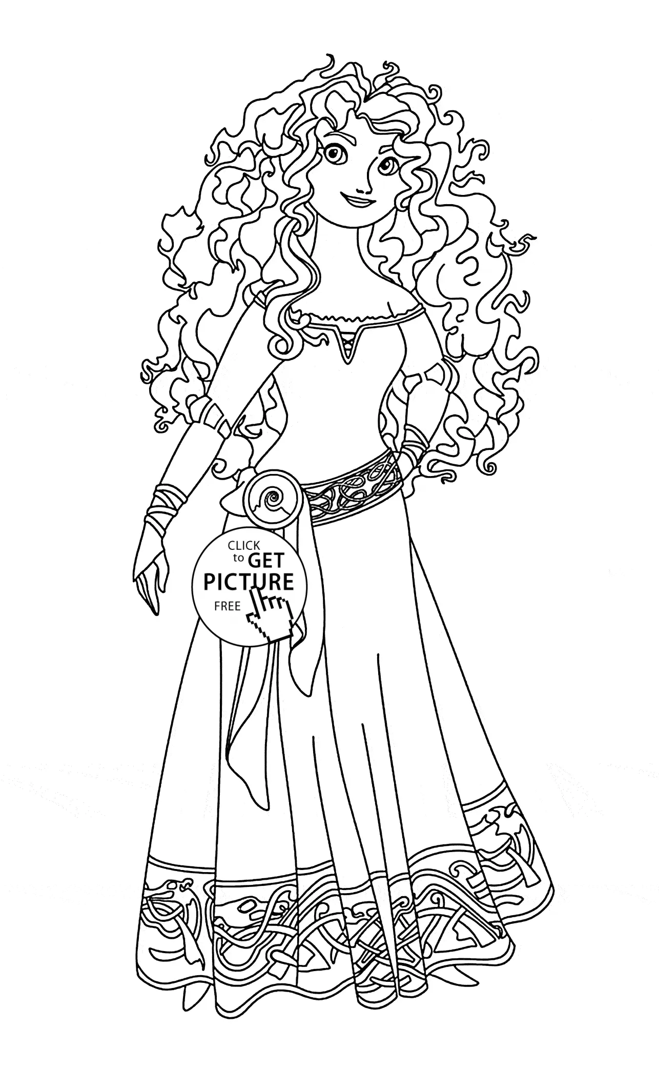 Merida Ausmalbilder 1
