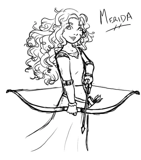 Merida Ausmalbilder 19