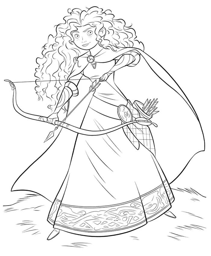 Merida Ausmalbilder 2