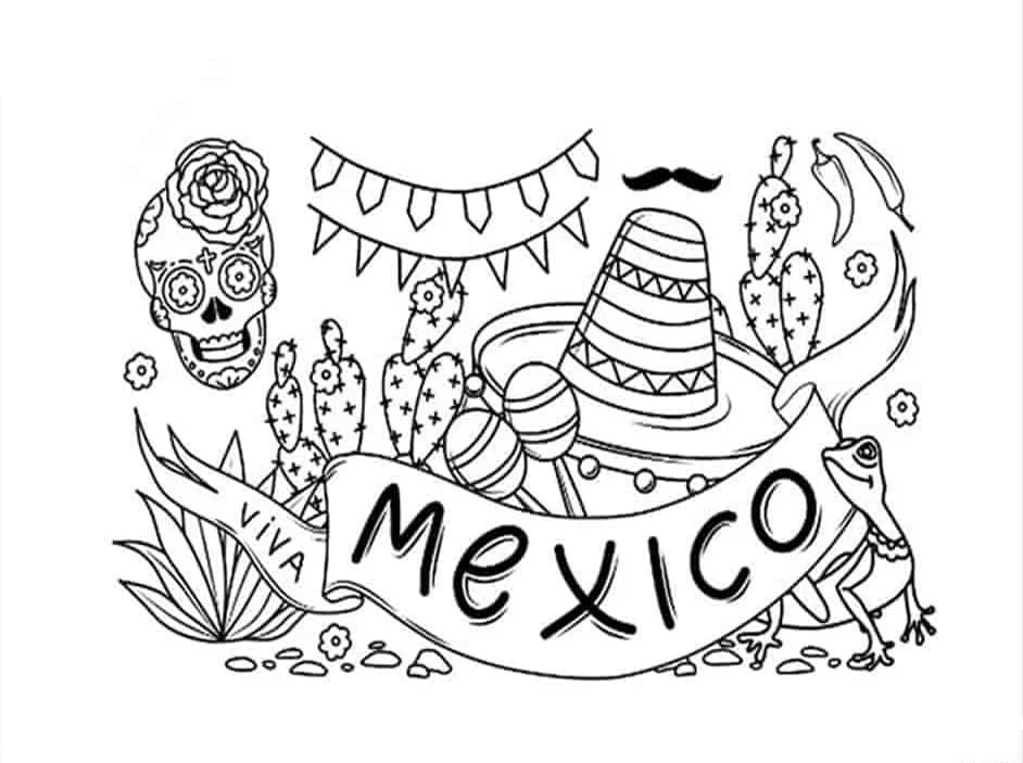 Mexico Coloring Pages 34