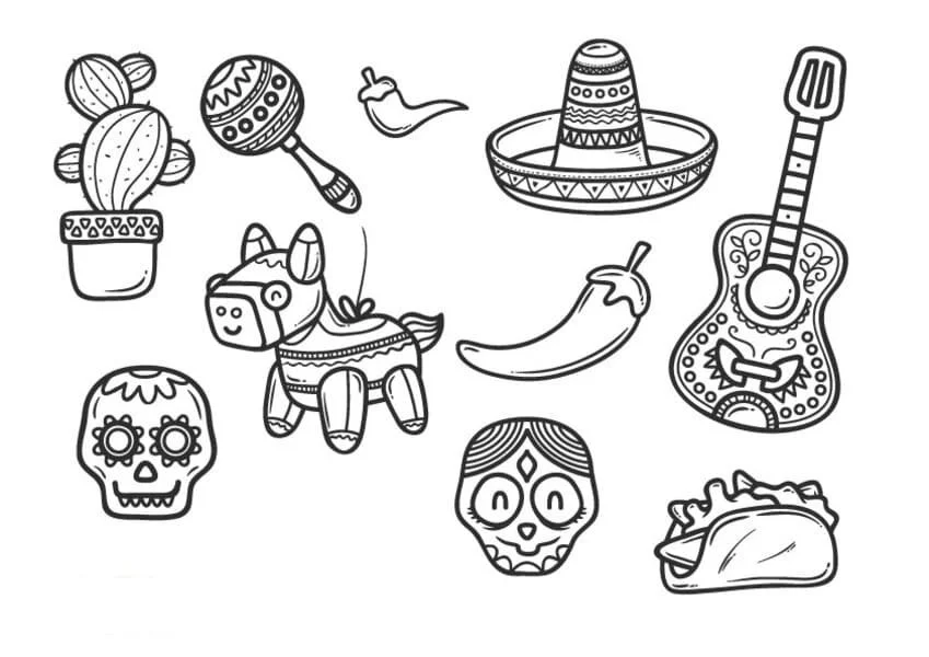 Mexico Coloring Pages 46