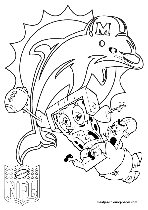 Miami Dolphins Coloring Pages