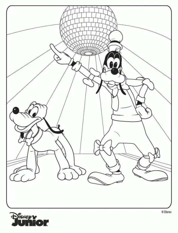 Mickey Mouse Geburtstag Ausmalbilder