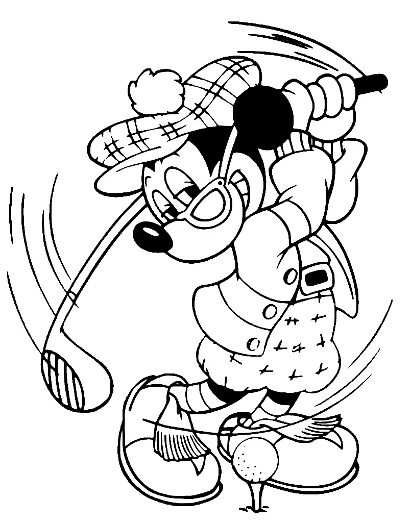 Mickey Mouse Coloring Pages