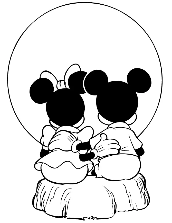 Mickey Mouse Valentinstag Ausmalbilder 18