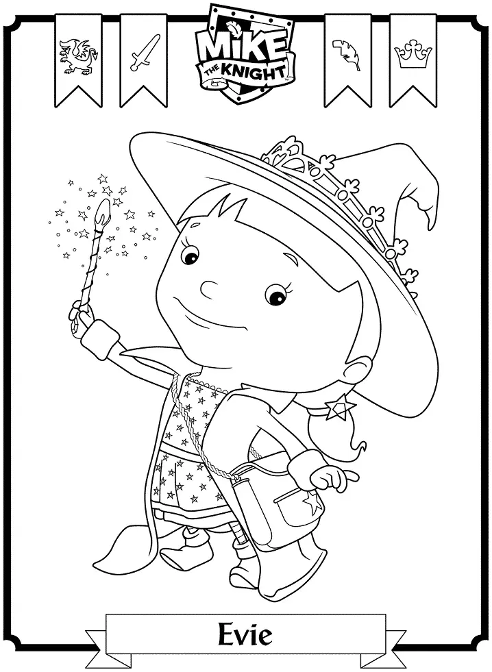 Mike El Caballero Para Colorear 11