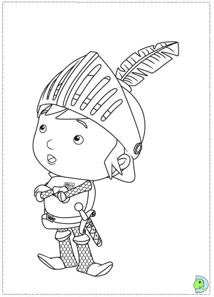 Mike El Caballero Para Colorear 5