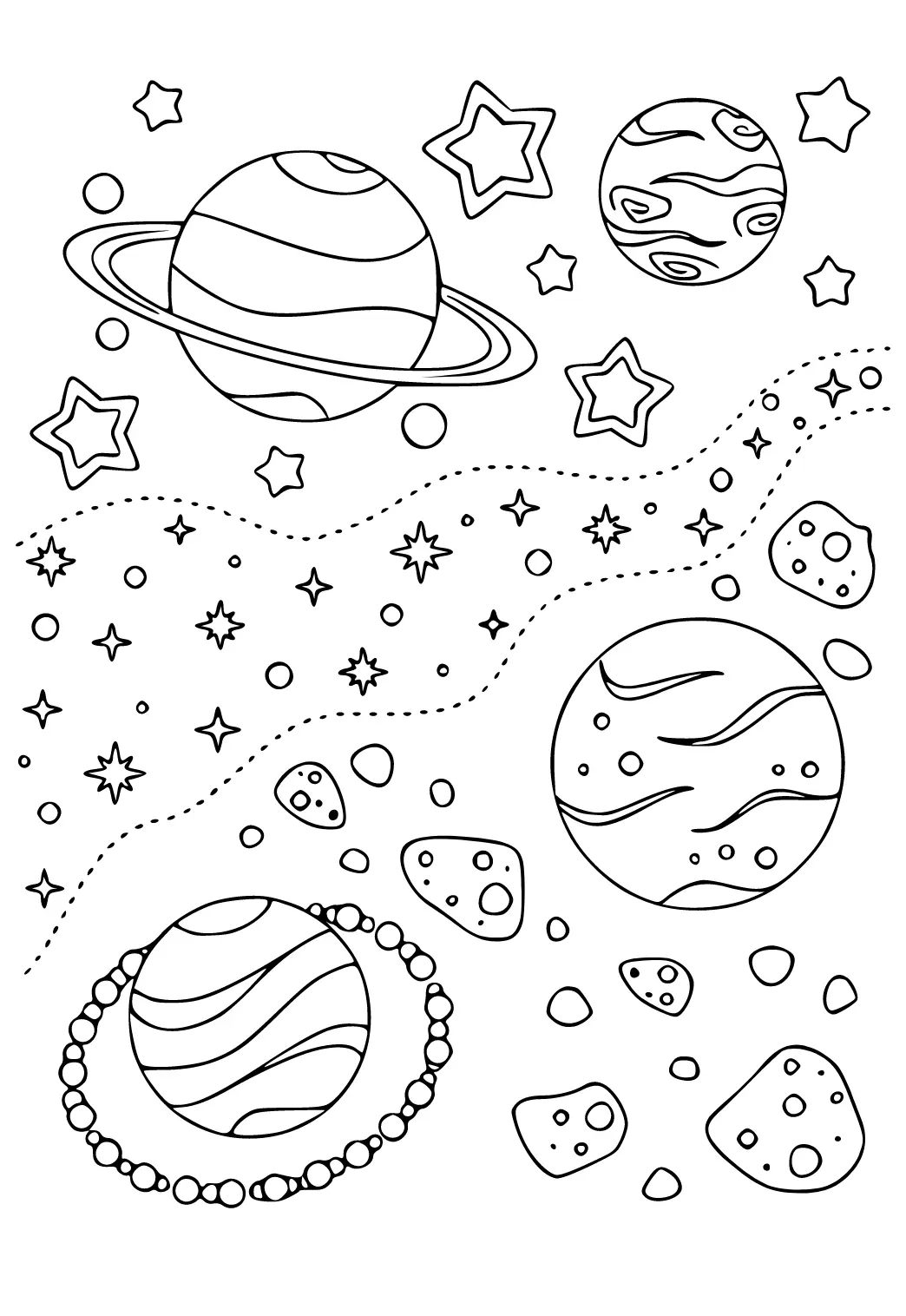 Milky Way Coloring Pages 11