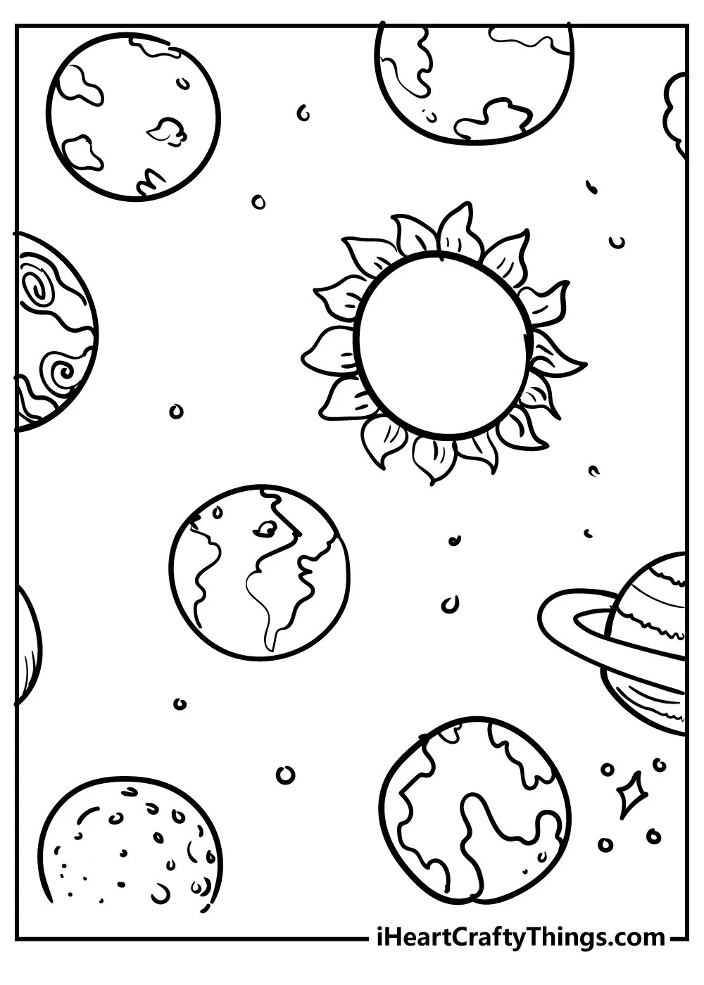 Milky Way Coloring Pages 14